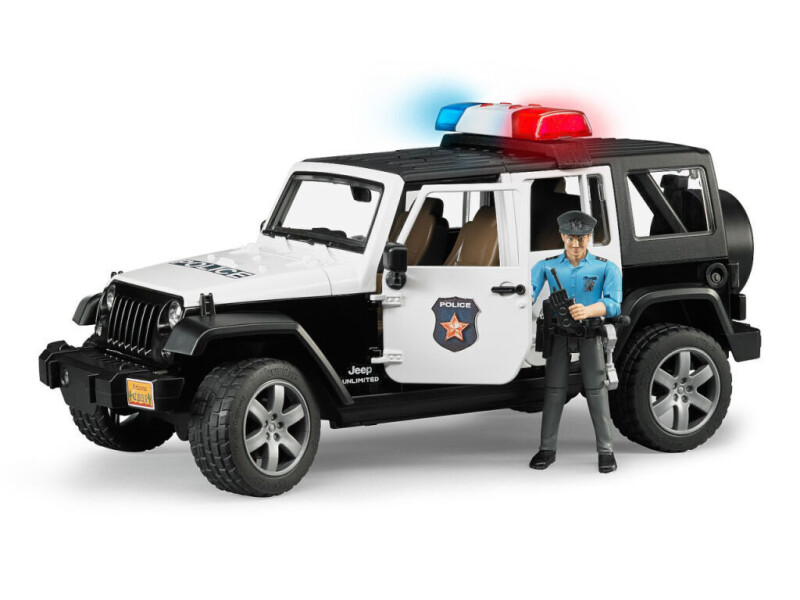 Bruder Jeep Wrangler Rubicon Policie 1:16 